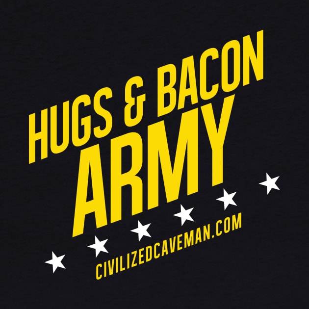 Hugs & Bacon Army - Light Stars by Caveman